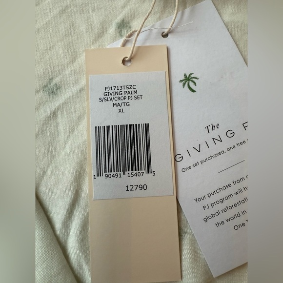 NWT Eberjey Women’s Giving Palm Short Sleep Shirt in size XL - Picture 7 of 9